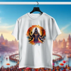 Shiva Meditation Design T-Shirt - Mahakumbh Tshirts