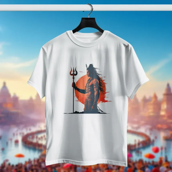 the Chill Out with Shiva T-shirt - Mahakumbh Tshirts