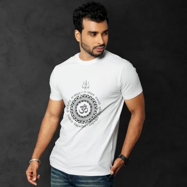 Mahamrityunjay Mantra T-Shirt - Kumbh 2025 Tshirts - Image 2