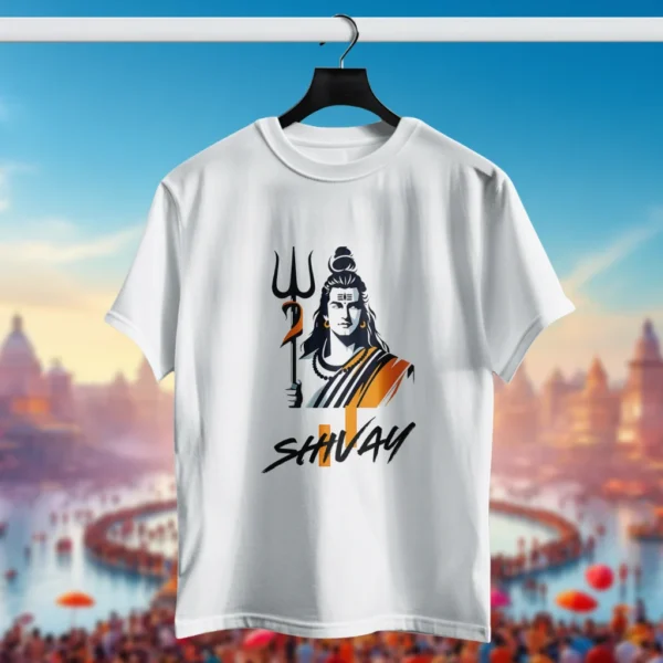 Shivay with Trishul T-Shirt - kumbh Tshirts