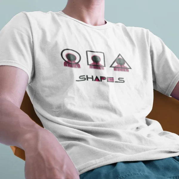 Squid Game Shapes T-Shirt - Shapes of Survival - Image 2