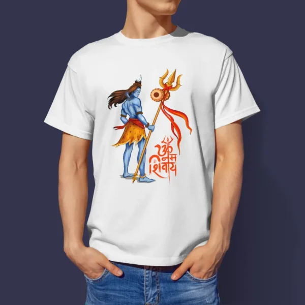 Om Namah Shivay T-Shirt - Mahakumbh Tshirts - Image 3